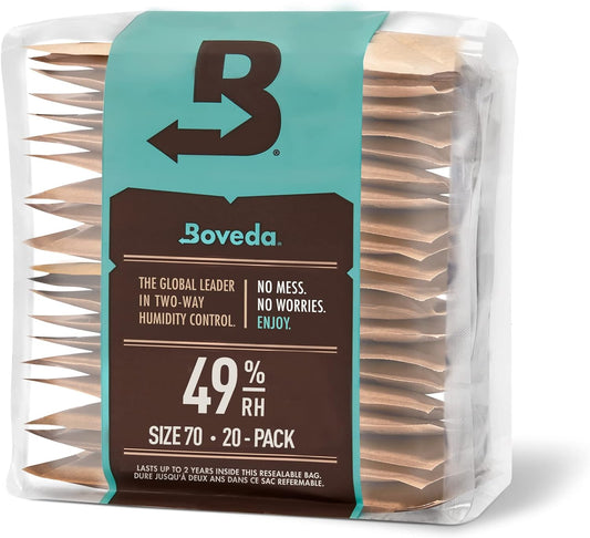 20er Set 2-Wege-Feuchtigkeitsregulierung für Musikinstrumente, 49% Music - 20 Pack Standard