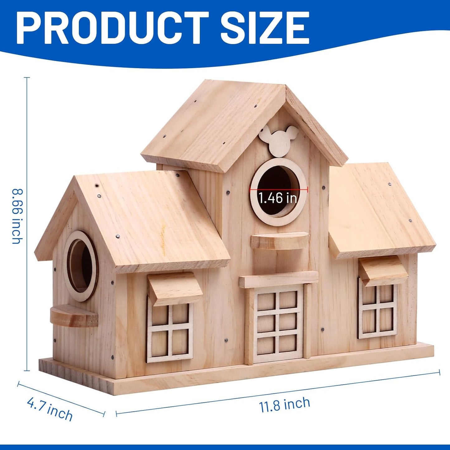 Dekoratives Vogelhaus