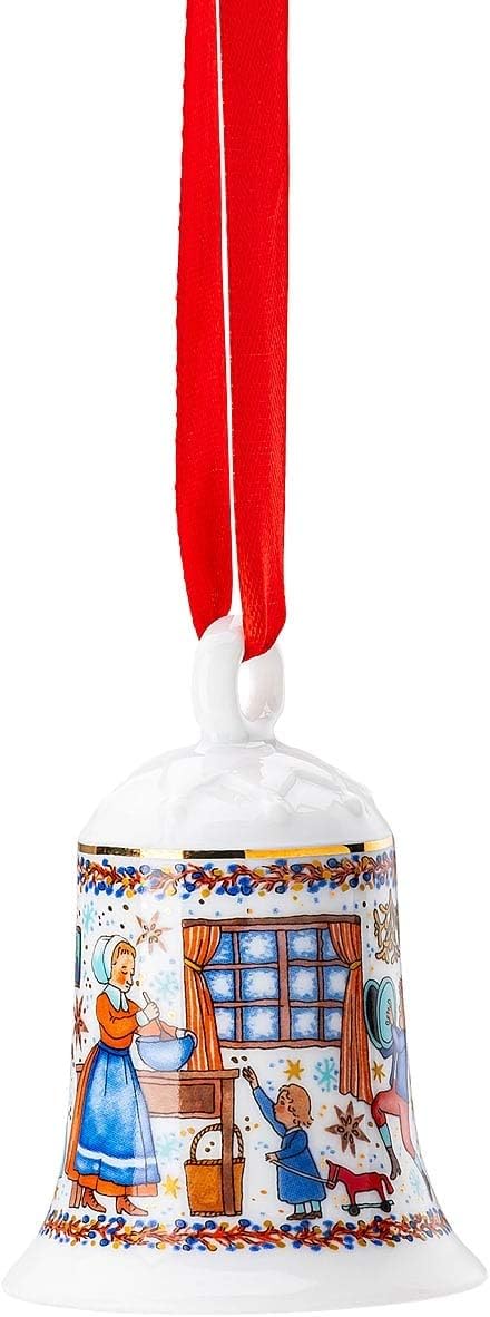 Porzellanglocke  "Weihnachtsbäckerei"