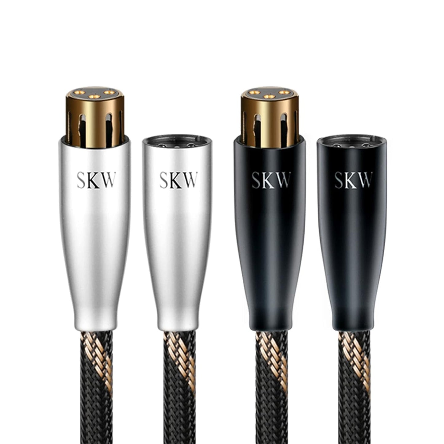 2-teiliges XLR Mikrofonkabel-Set, 1M XLR cable(A pair)