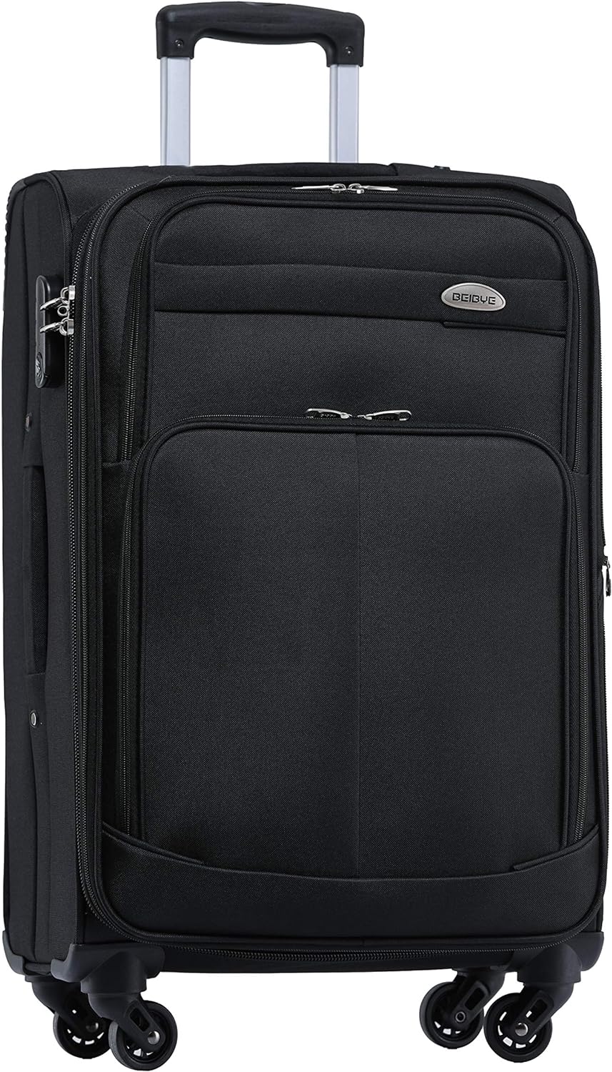 Reisekoffer, Schwarz / L-Mittlerer Koffer-64cm