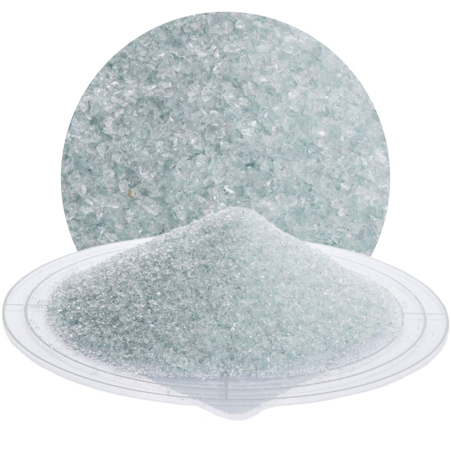 Mineral Glasgranulat Strahlmittel 25 kg, Glasgranulat 400-1400 µm