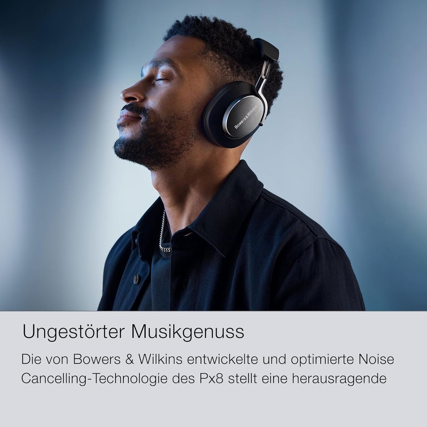 Over-Ear-Kopfhörer PX8 mit Geräuschunterdrückung, Over-Ear Schwarz
