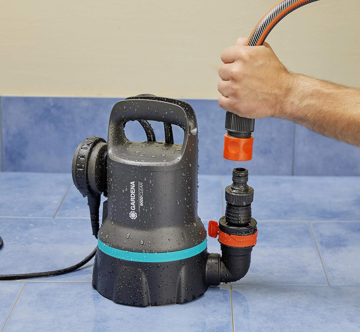 09030-20 Tauchpumpe 9000, bis zu 9.000 l/h - Schwimmerschalter