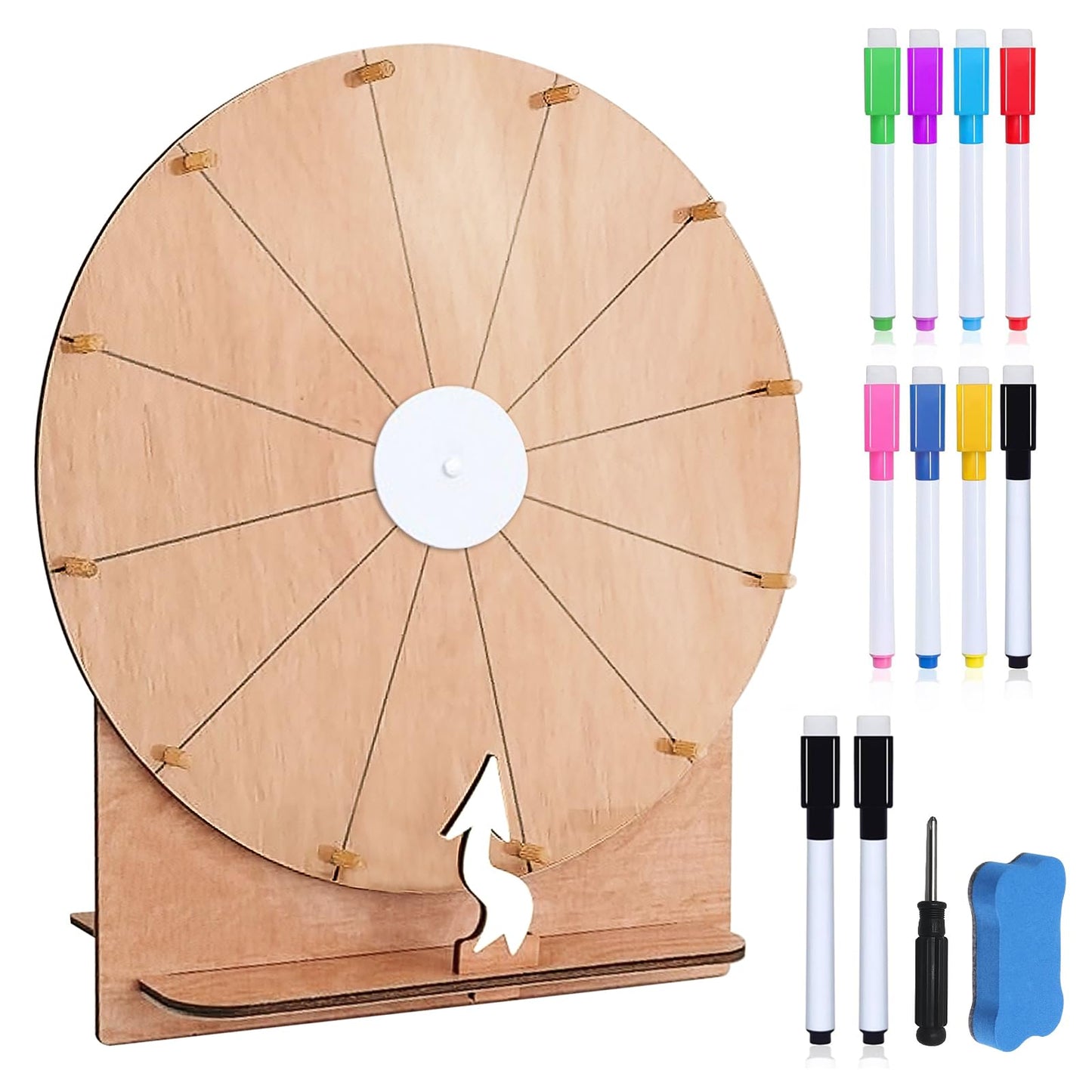 Glücksrad Set mit Ständer und Markierstift