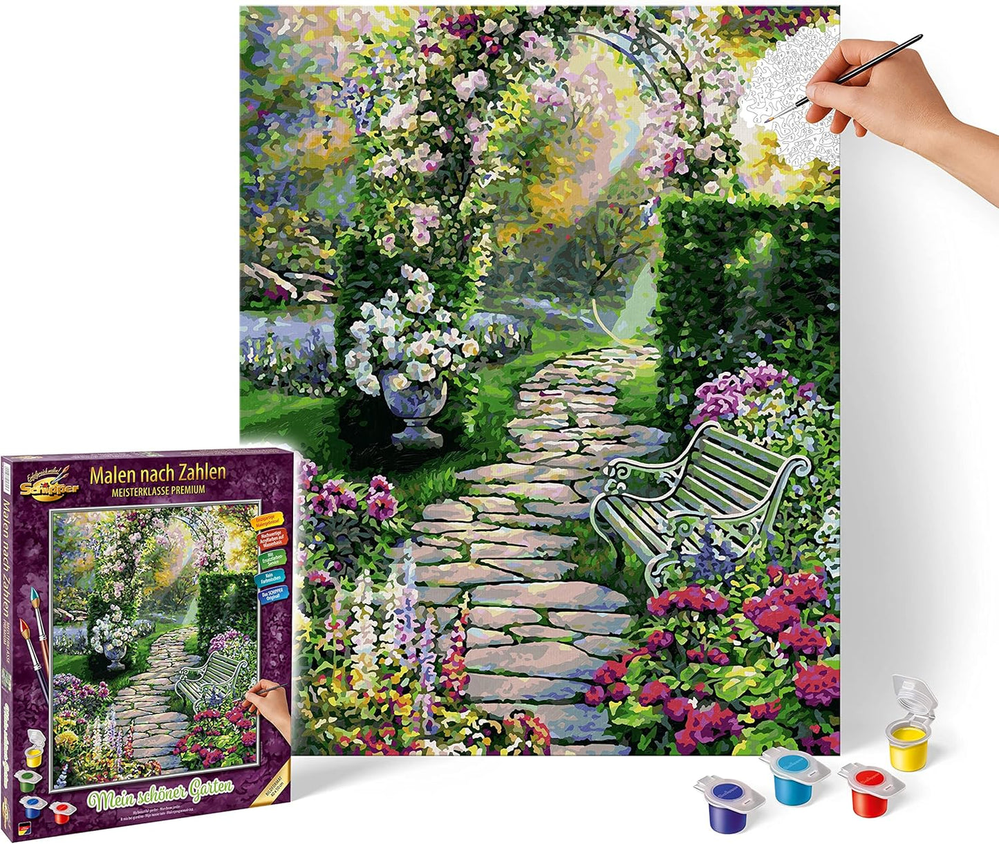 Malen nach Zahlen - Mein schöner Garten