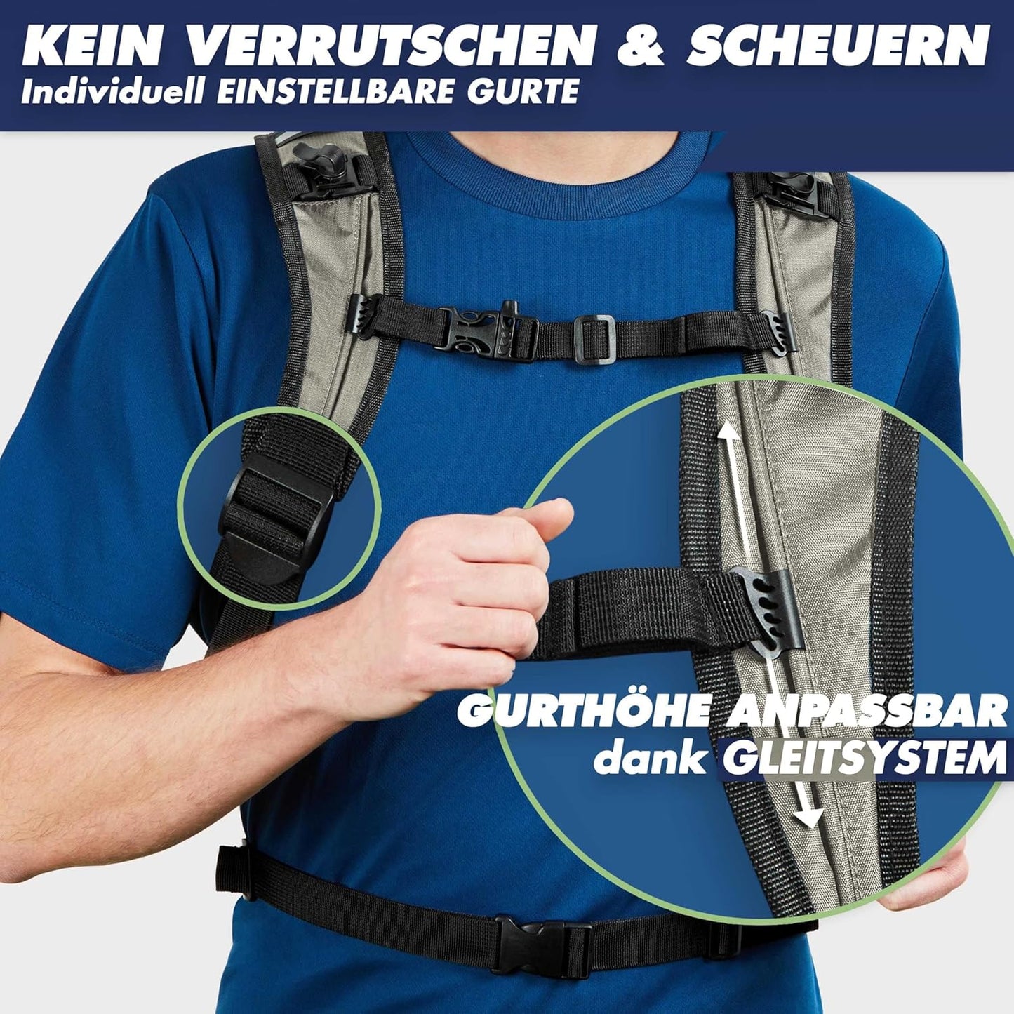 Ultraleichter Laufrucksack, Sand