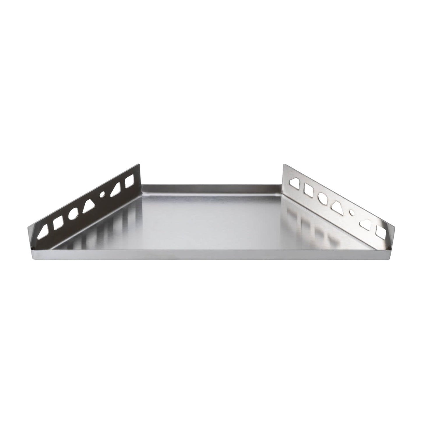 Eck-Duschablage zum Einfliesen, 310mm x 130mm Silber