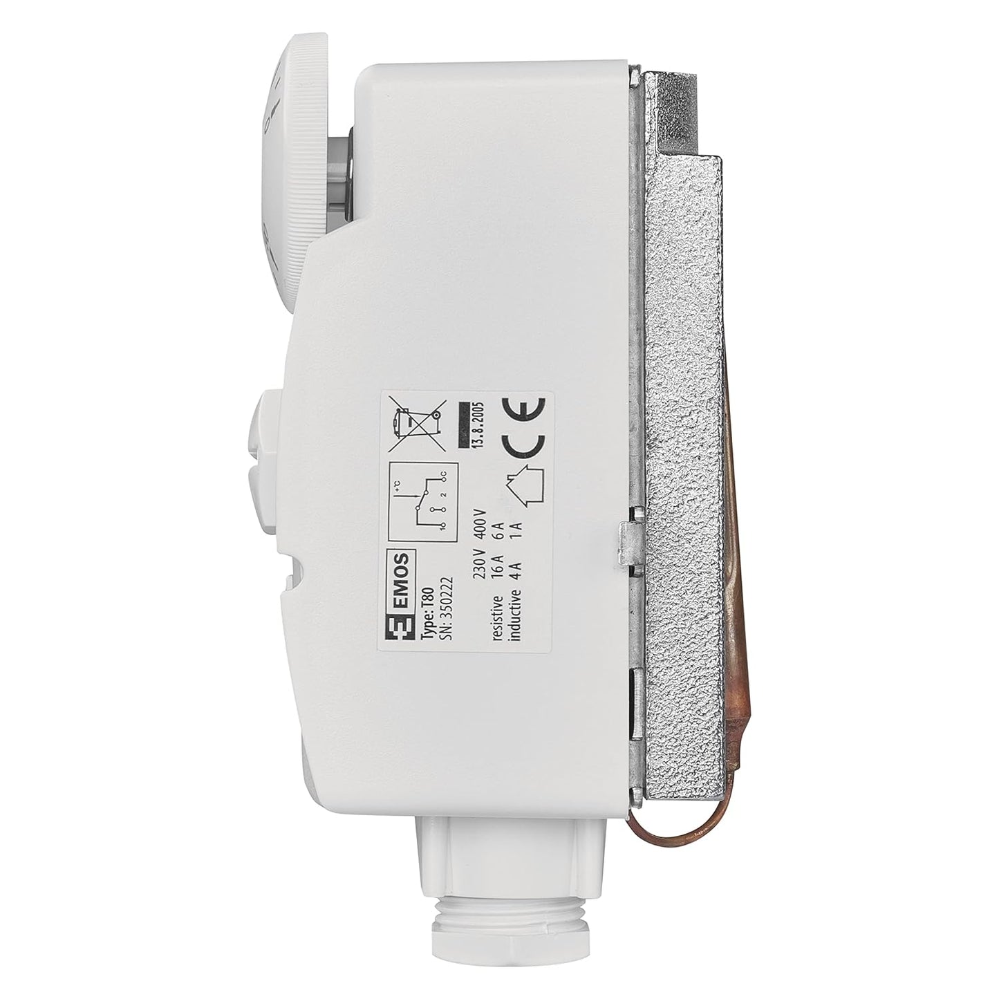 Anlege-Thermostat P5681, Analog Anlege