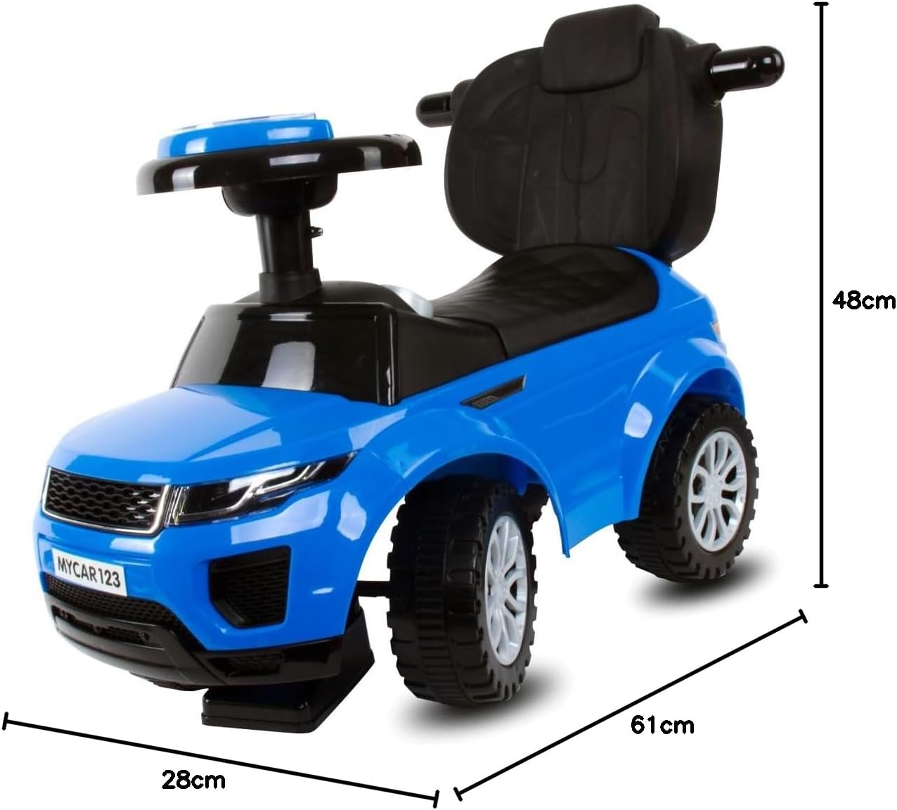 Rutschauto, Blau