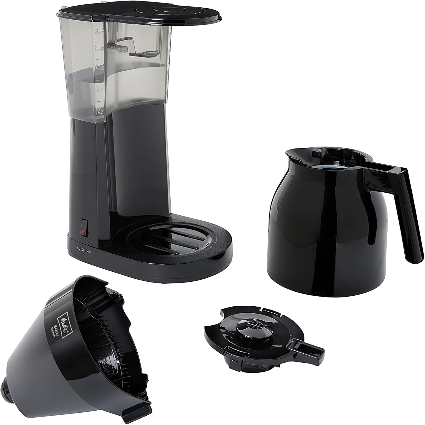 Easy Therm Filterkaffeemaschine, Thermkanne / Schwarz