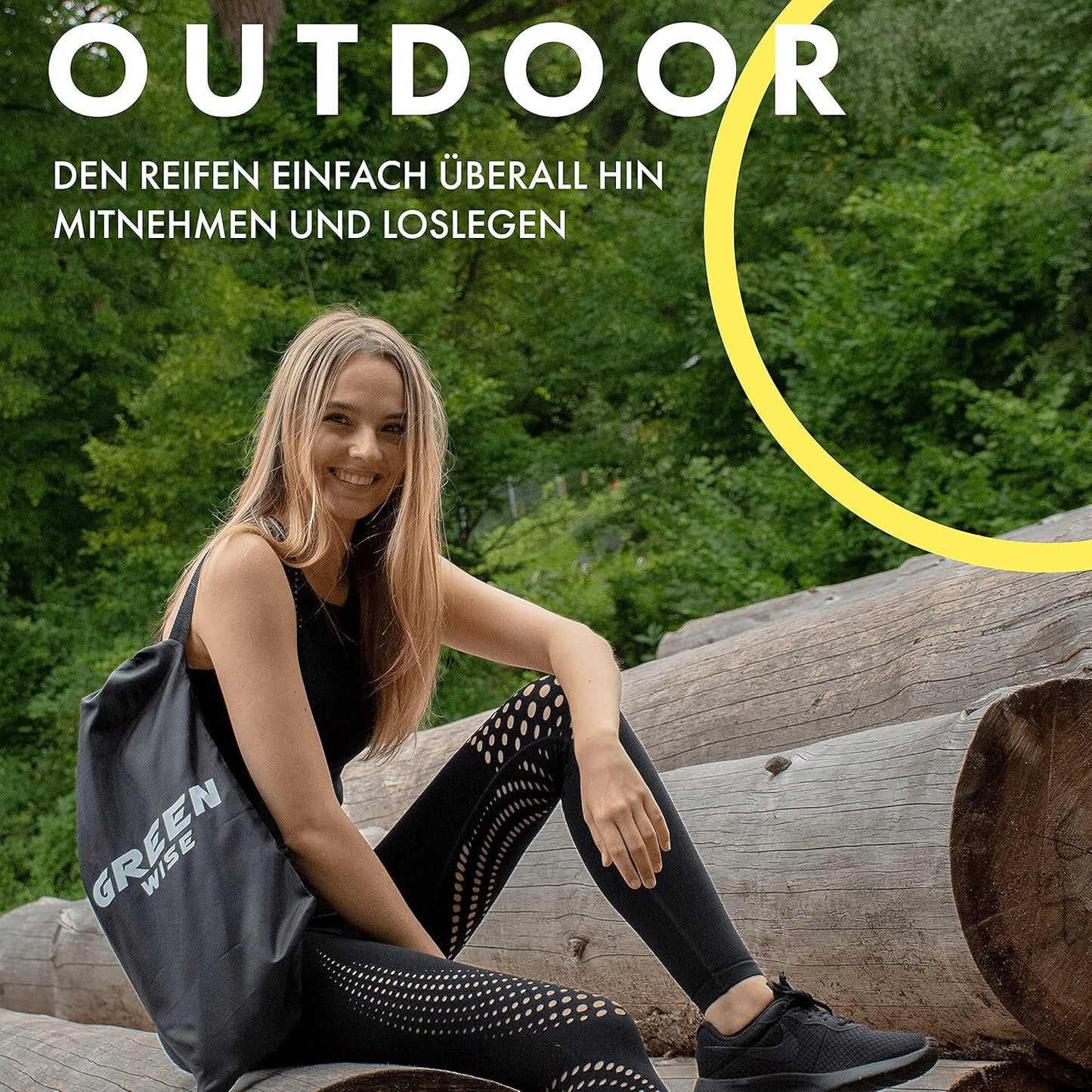 Hula Hoop Reifen mit Tragetasche