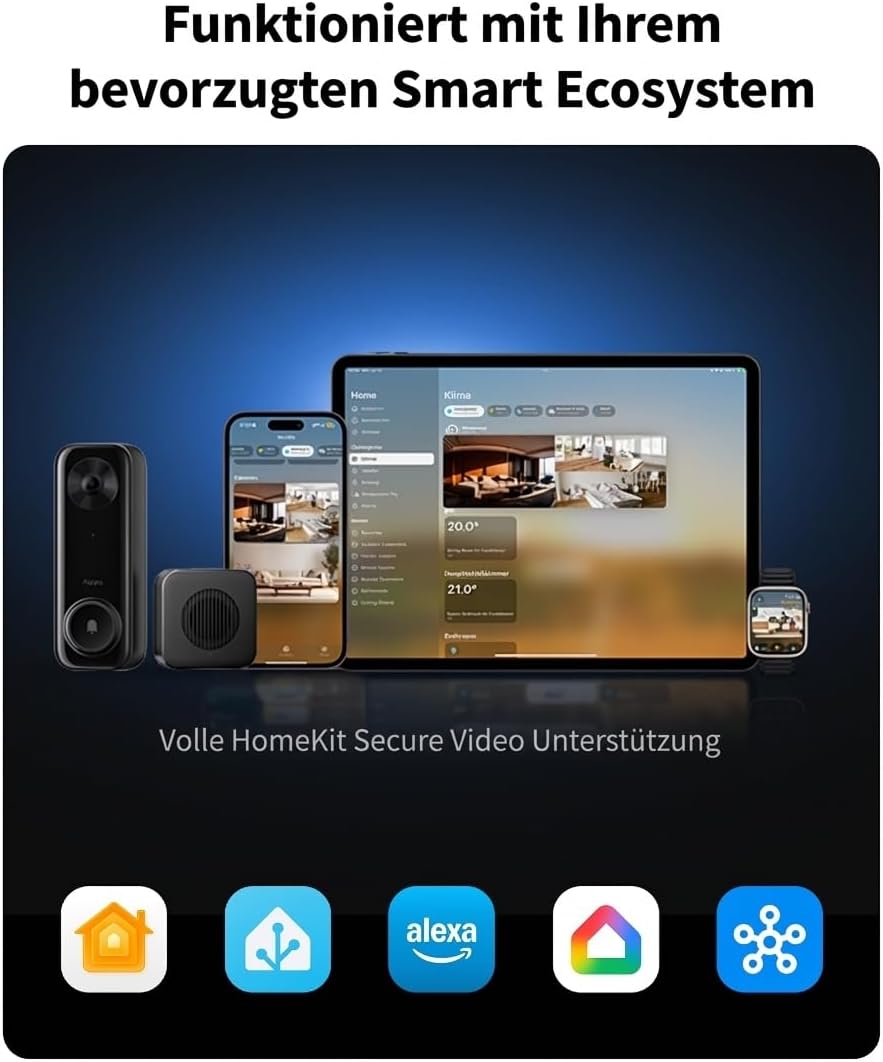 Türklingel-Kamera G400 mit Chime und 2K HD