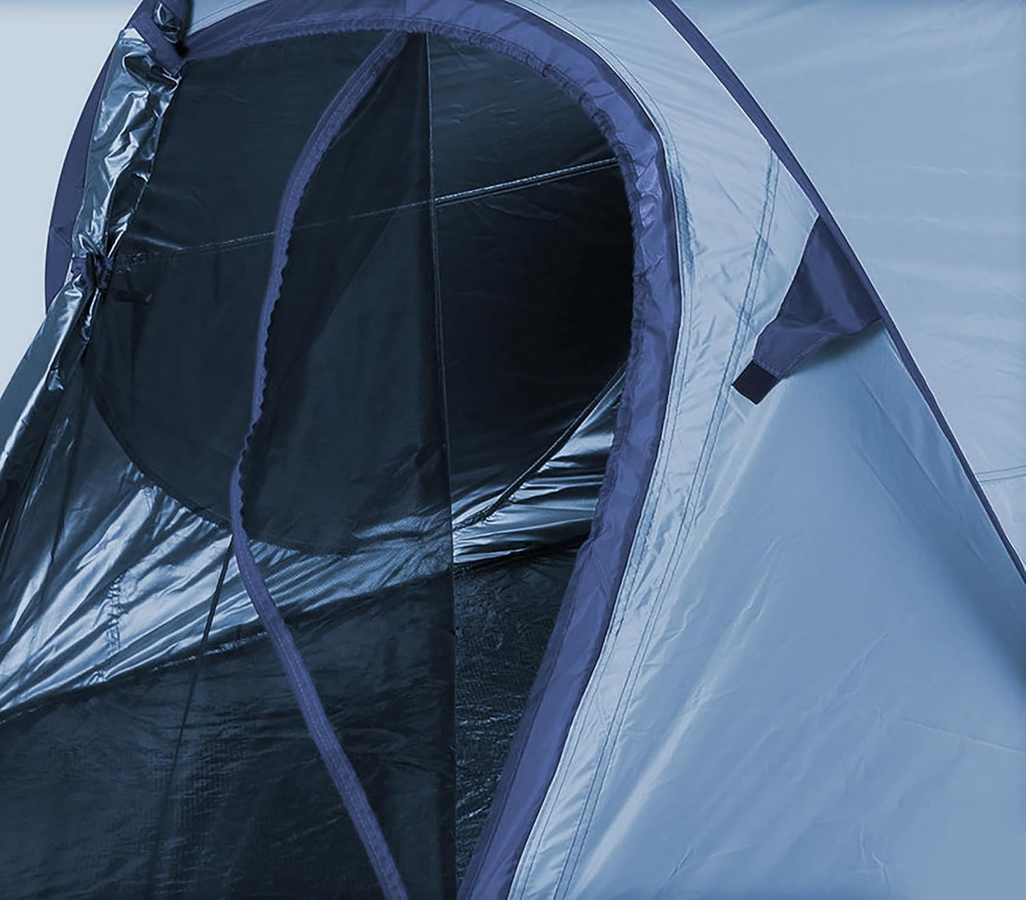 Pop Up Wurfzelt, 2 Personen / blau