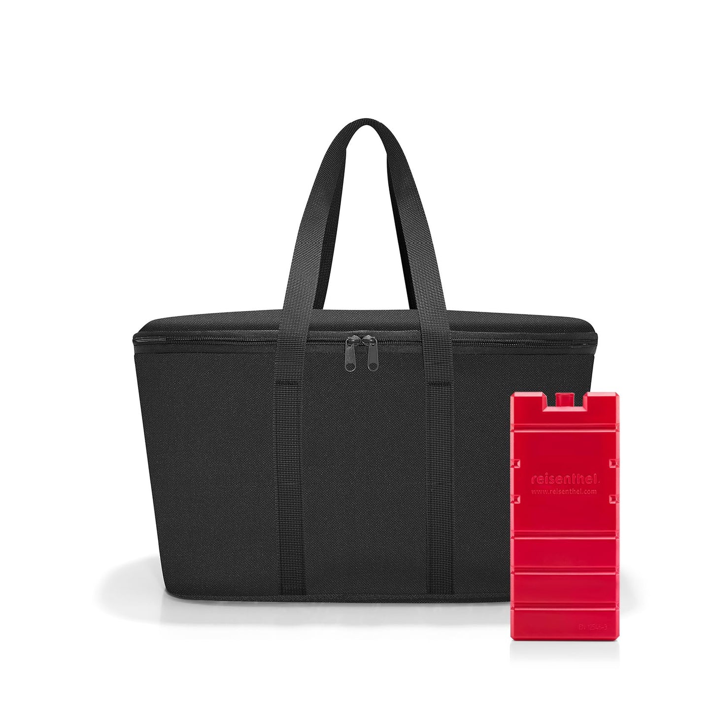 Kühltasche mit Kühlakku, Schwarz
