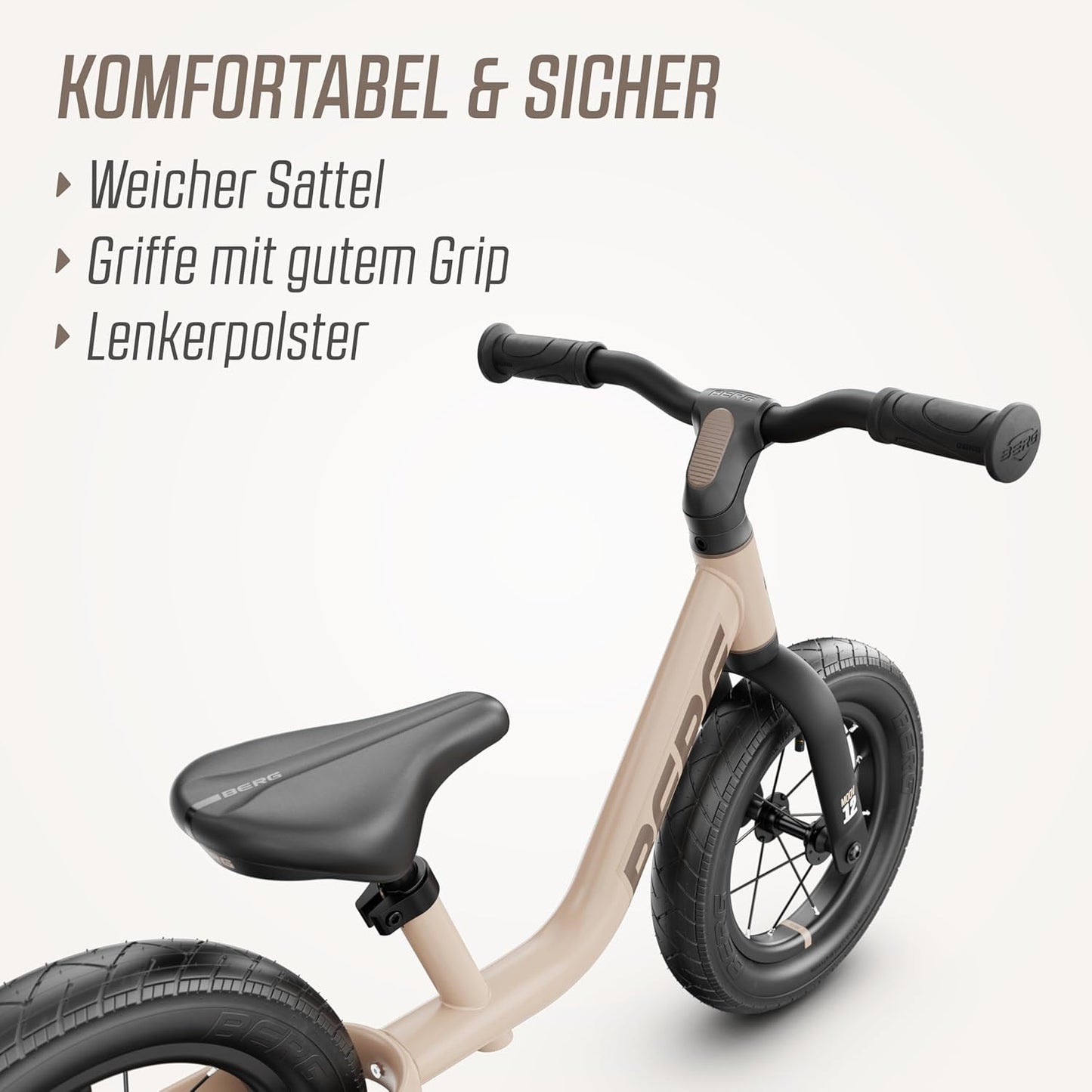 Laufrad Moov 12, Sandbeige