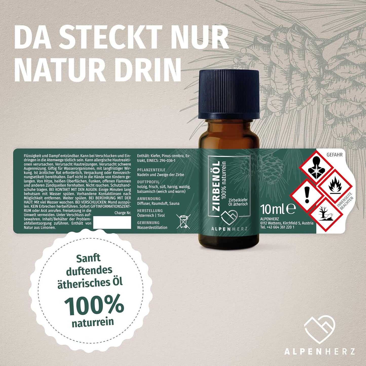 3er-Set Zirbenöl
