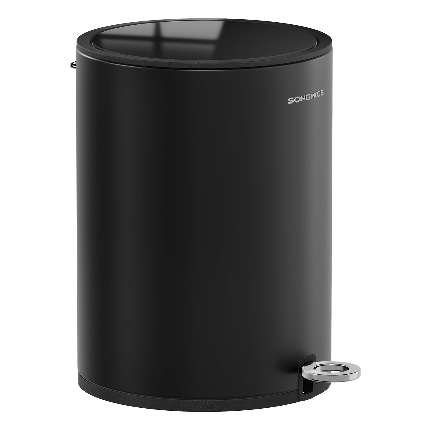 Kosmetikeimer mit Softclose-Deckel, 6 L Tintenschwarz