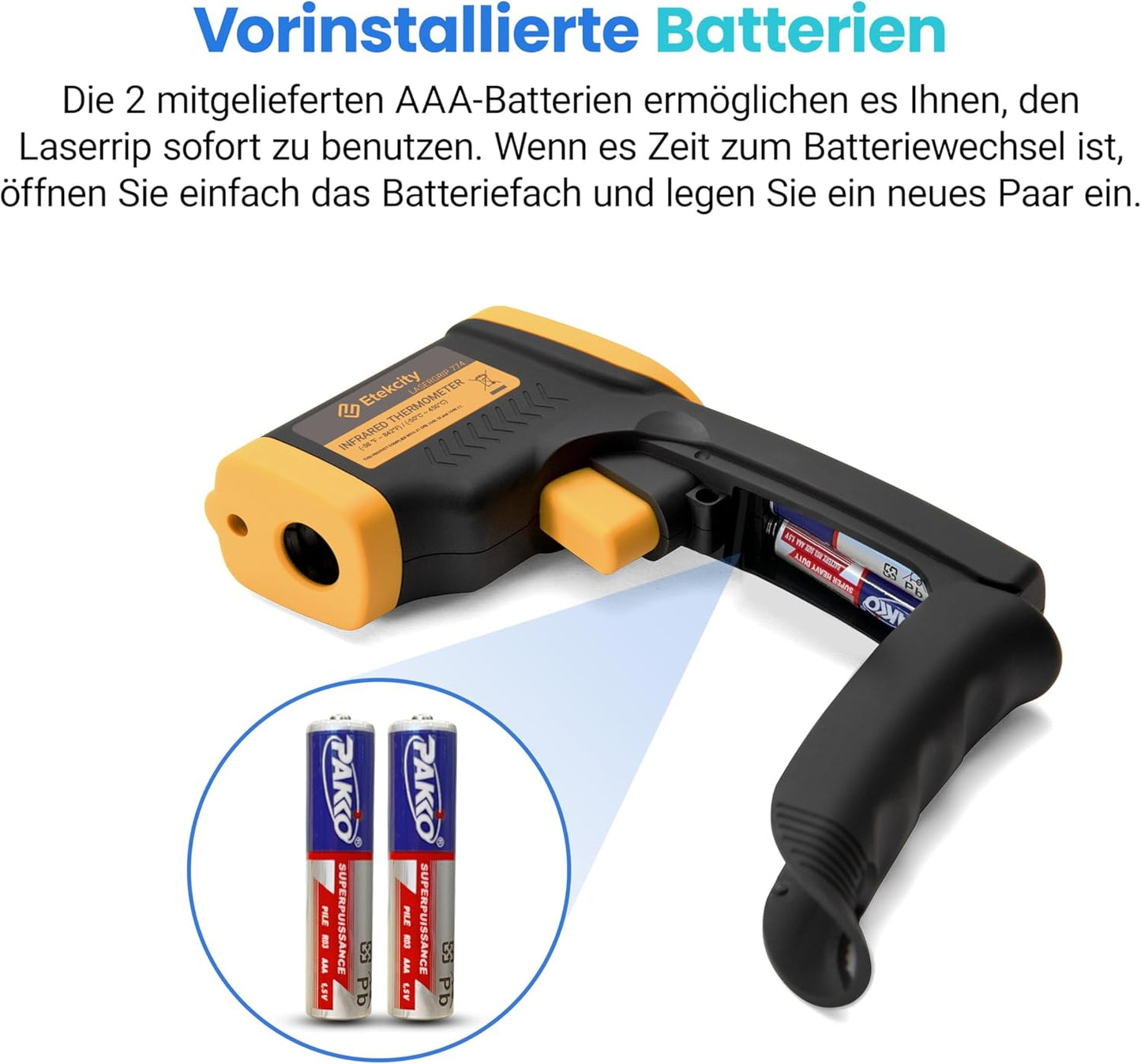 Digitales Laser-Infrarot-Thermometer