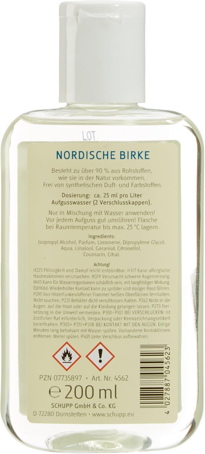 Sauna- & Dampfbad-Essenz Nordische Birke