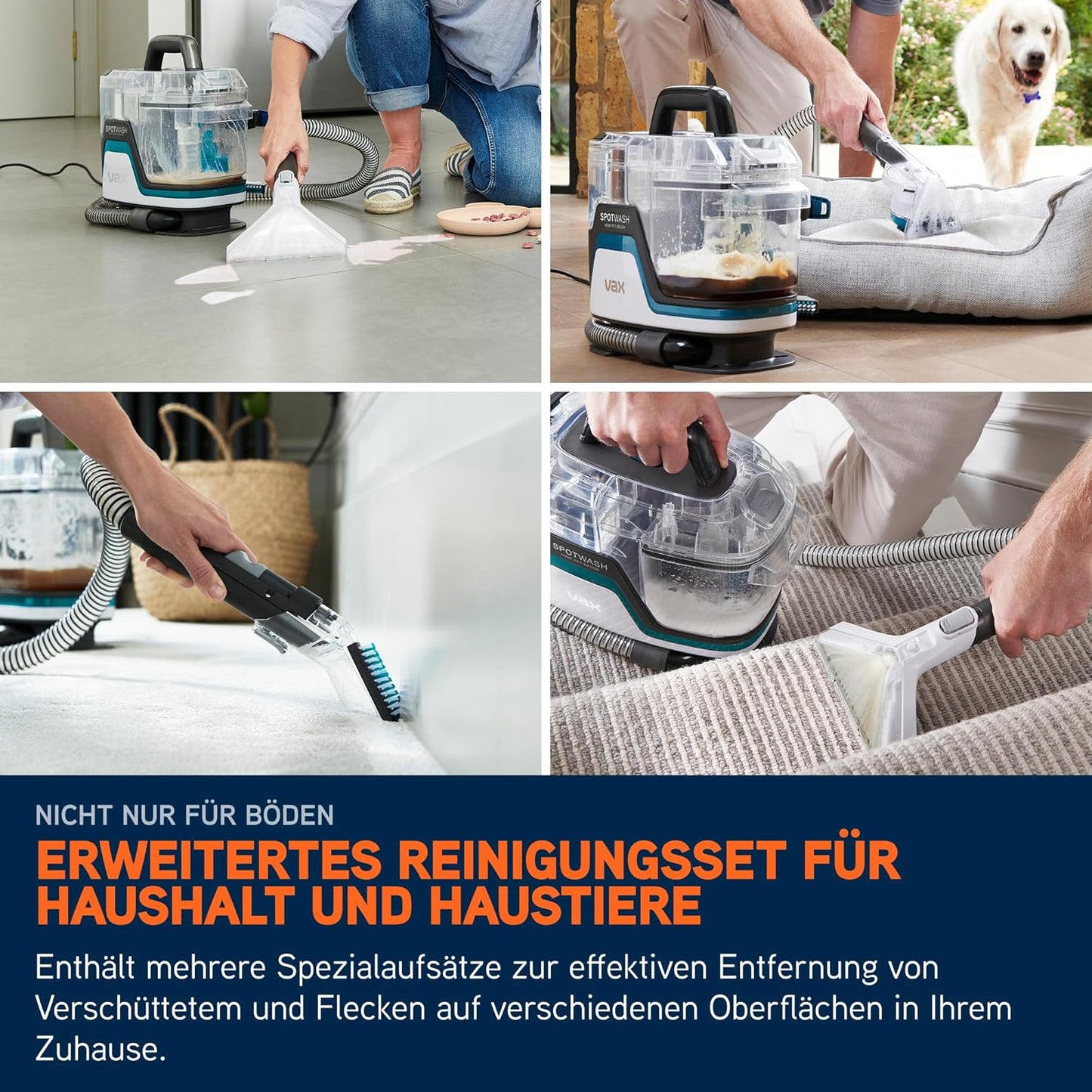 SpotWash Fleckenreiniger mit SpinScrub-Technologie, Home Haustier-Design