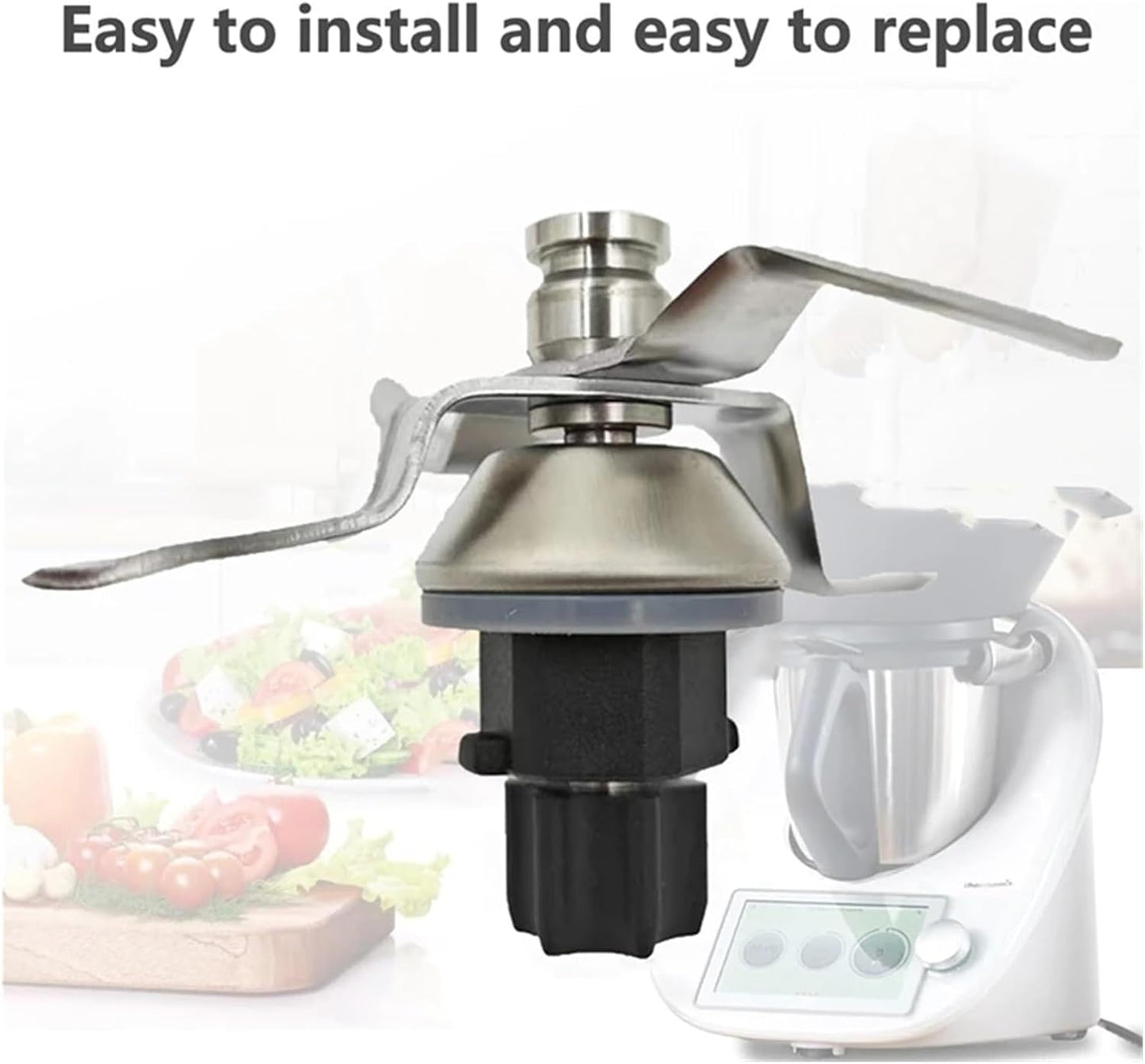 Ersatzmesser für Thermomix TM31, Schwarz