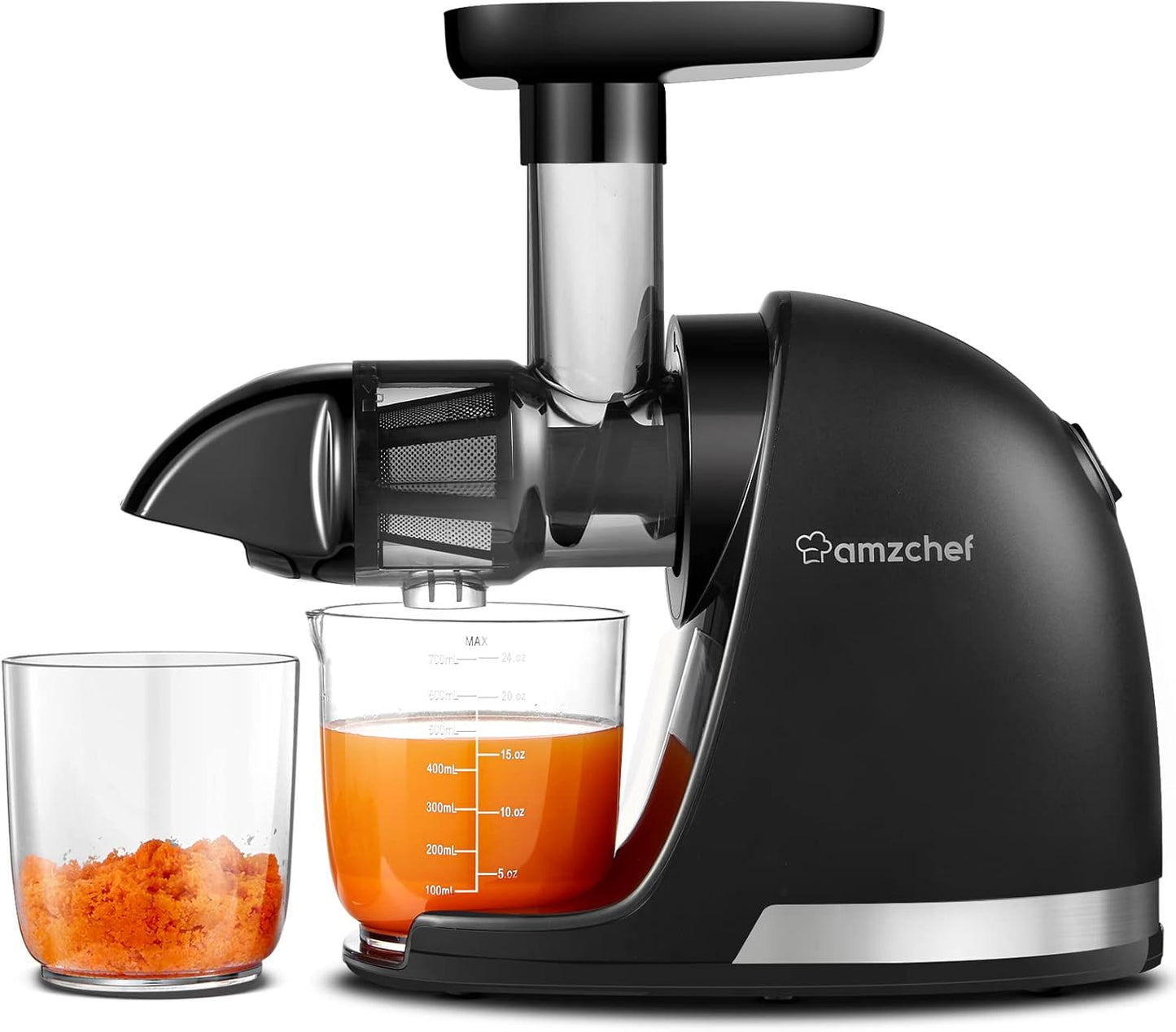 Slow Juicer, Mattschwarz|Medium