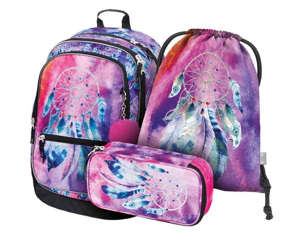 Schulrucksack Set 3-teilig für Grundschule (Traumfänger), Traumfänger 2