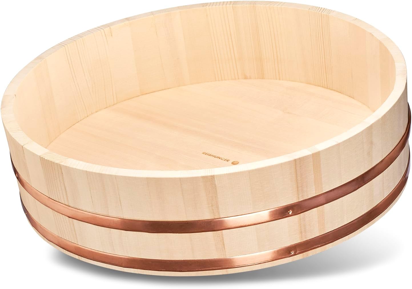 Hangiri Holzschüssel für Sushi Reis, Hangiri (Ø 60cm)