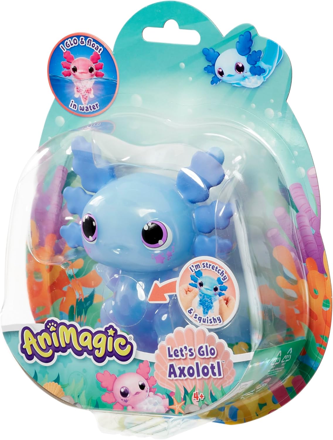 Let’s Glo Axolotl, 1 blauer AXOLOTL