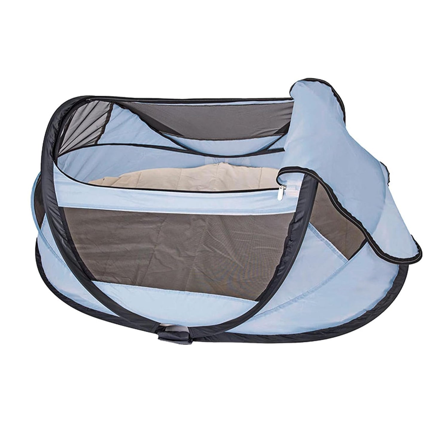 BabyBox Campingbett – Leicht und Faltbar, Blau
