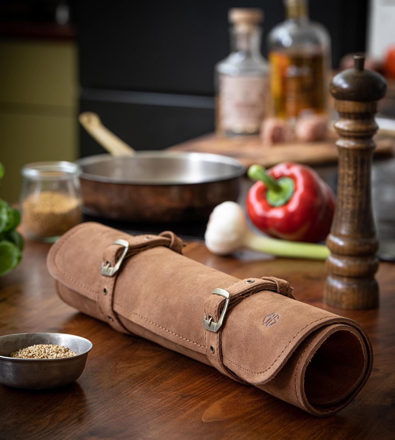 Messertasche, Braun