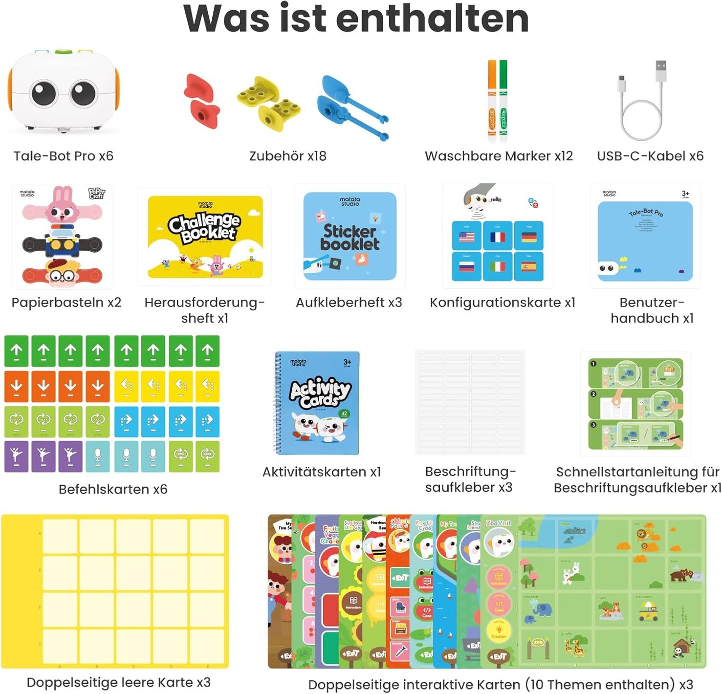 Tale-Bot Pro Klassenzimmer-Set, Tale-Bot Pro Classroom Set