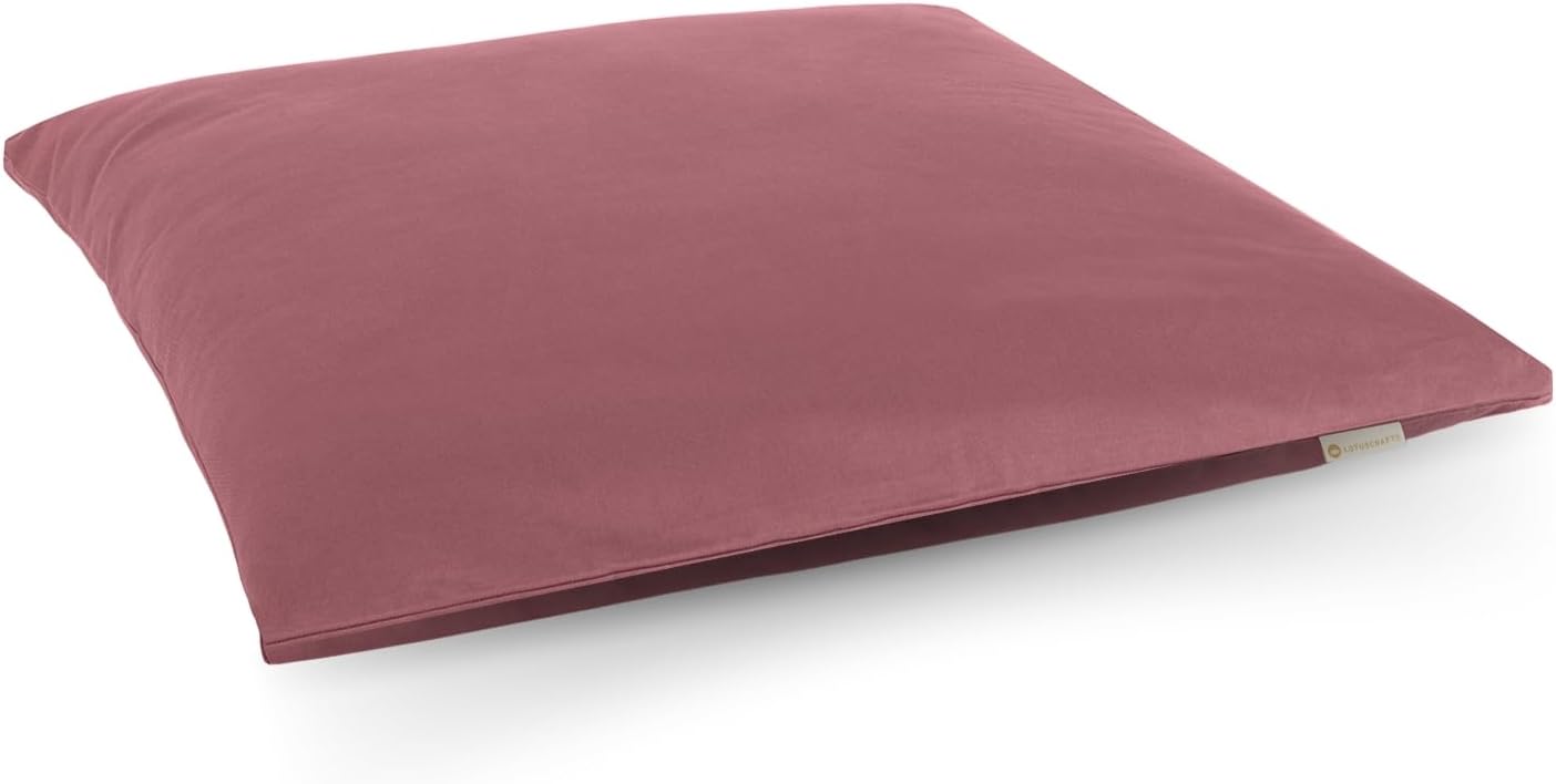 Meditationsmatte Zabuton Deluxe, 4 cm Aubergine-Rot