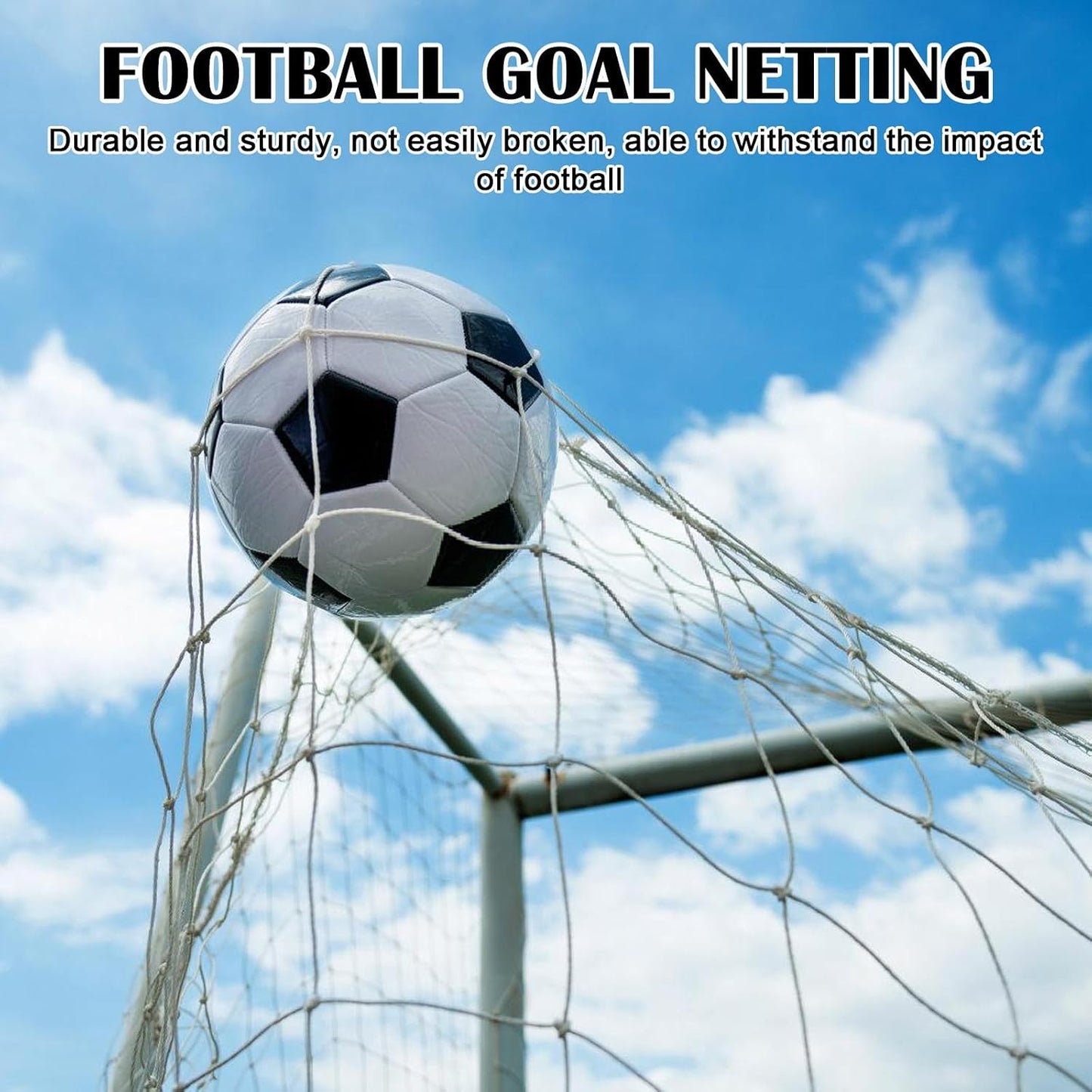 Fussballtor Ersatznetz, 2er Pack, wetterfest