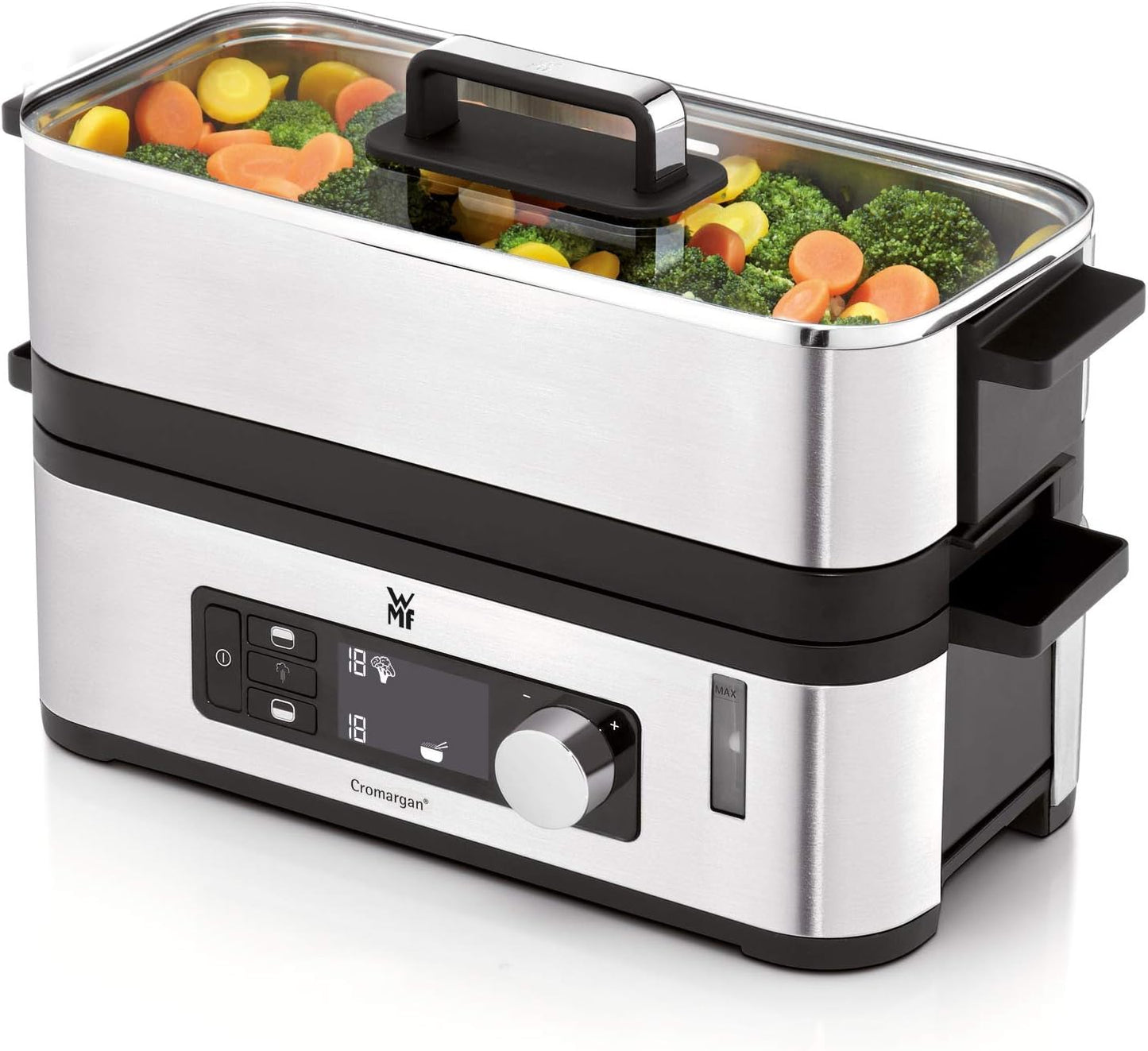 Mini Dampfgarer mit Memory- und Warmhaltefunktion