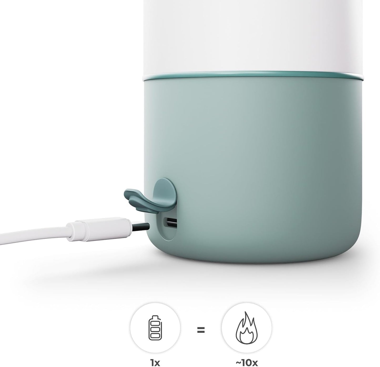 Mobiler 2-in-1 Flaschenwärmer mit Thermoskanne, Grey