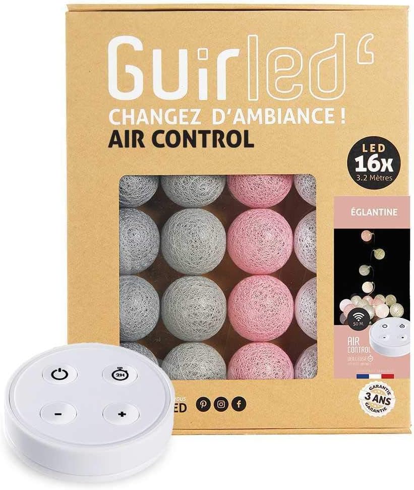 LED Baumwollkugeln, Altrosa 1.6 m