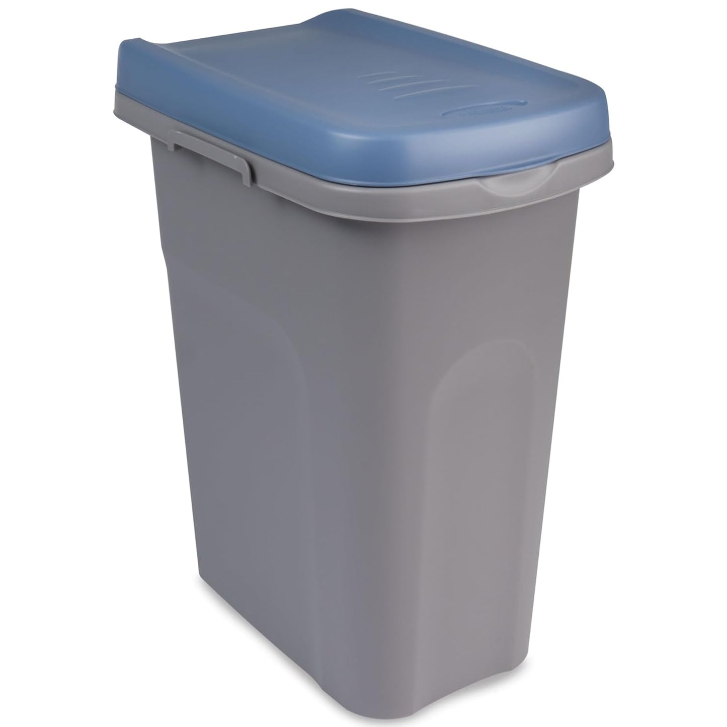 Recycling-Mülleimer mit Deckel, Blau 15 Liter