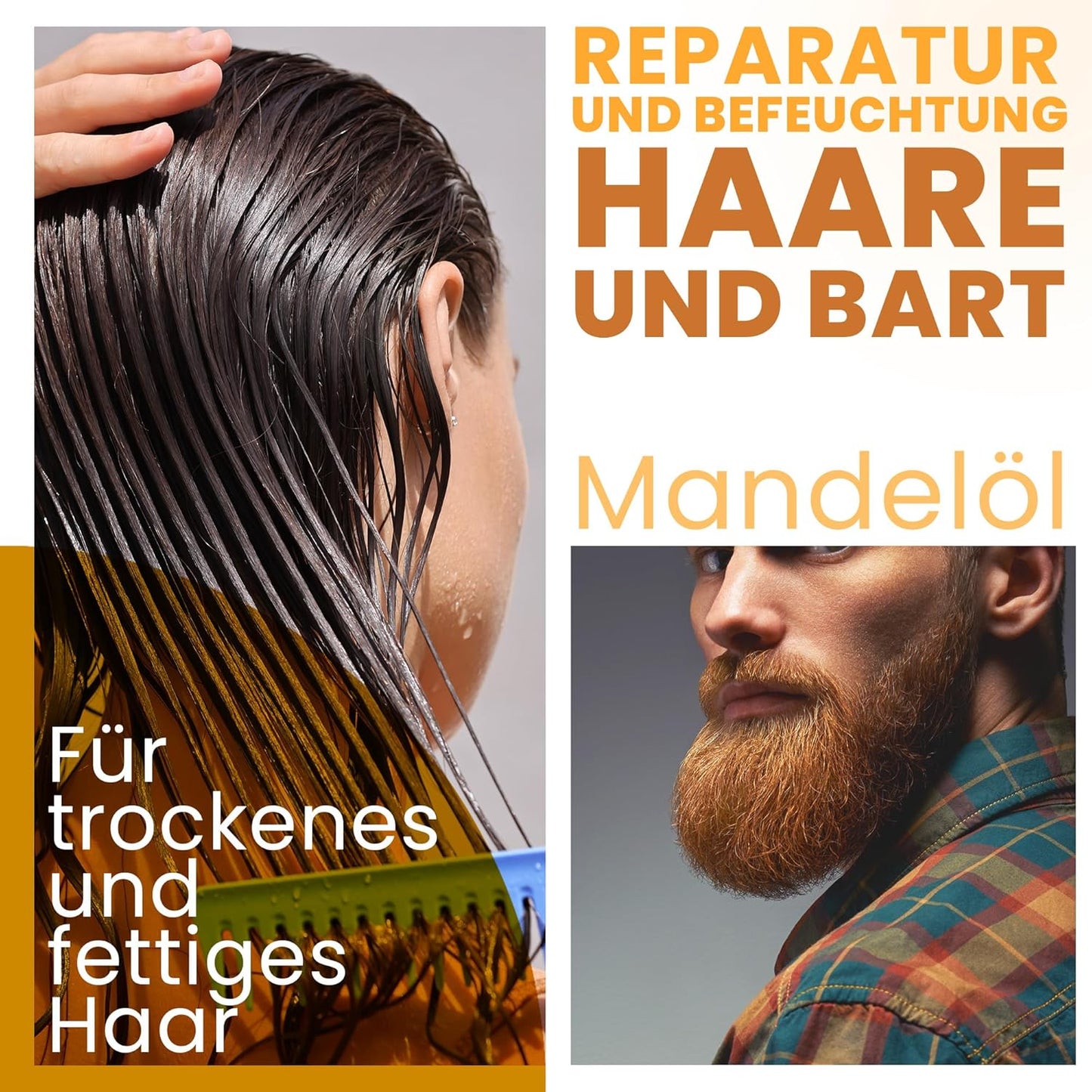 Natürliches Mandel-Massage-Öl, 100% reines Süssmandelöl. Frei von Parfüm. 5 l (1er Pack)
