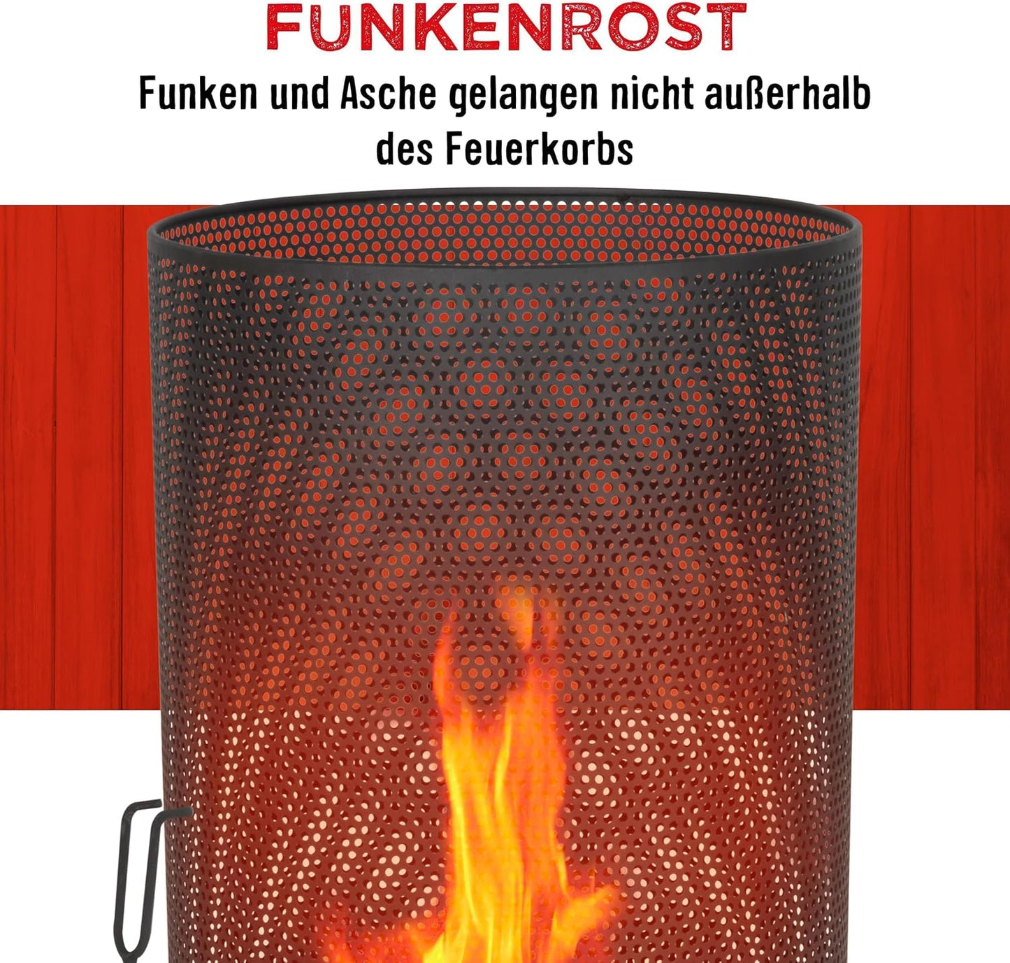 Feuertonne mit Funkenschutz
