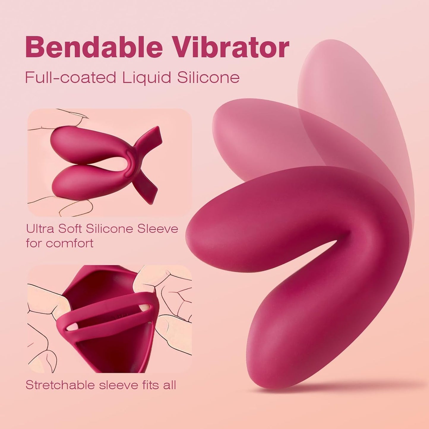 Ecjo Pro Vibrator mit Heizfunktion und App-Steuerung, SVAKOM ECHO Pro mit APP (1 Stück)