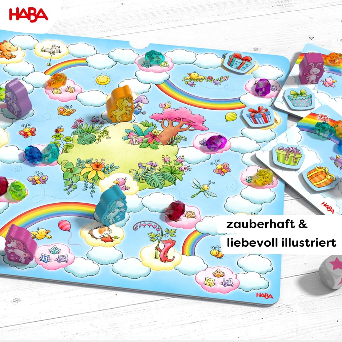 Einhorn Glitzerglück Spielesammlung, Gelb