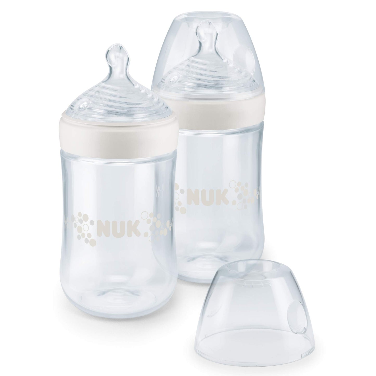 Nature Sense Babyflaschen-Set, 1 stück (2er Pack) Ohne Temperature Control Seifenblasen (Weiss)
