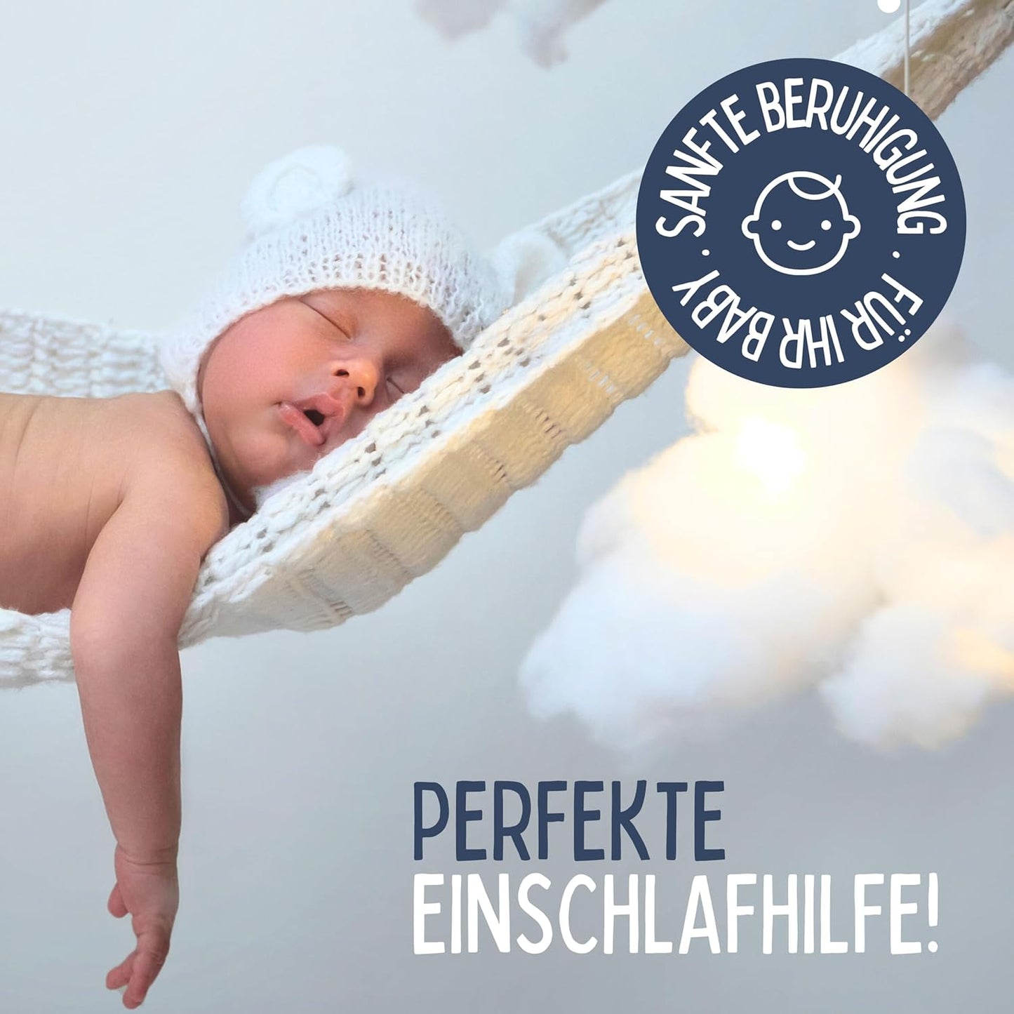 Schwingfeder-Set für Babywiege mit Karabinern
