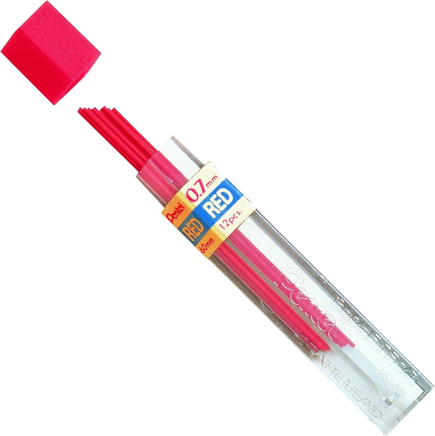 Ersatzminen für Druckbleistift 0,7 mm, Modern rot
