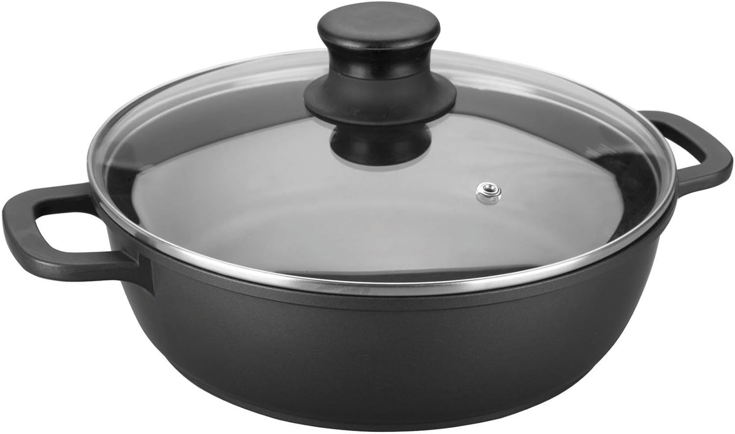 Bratentopf mit Glasdeckel 24 cm