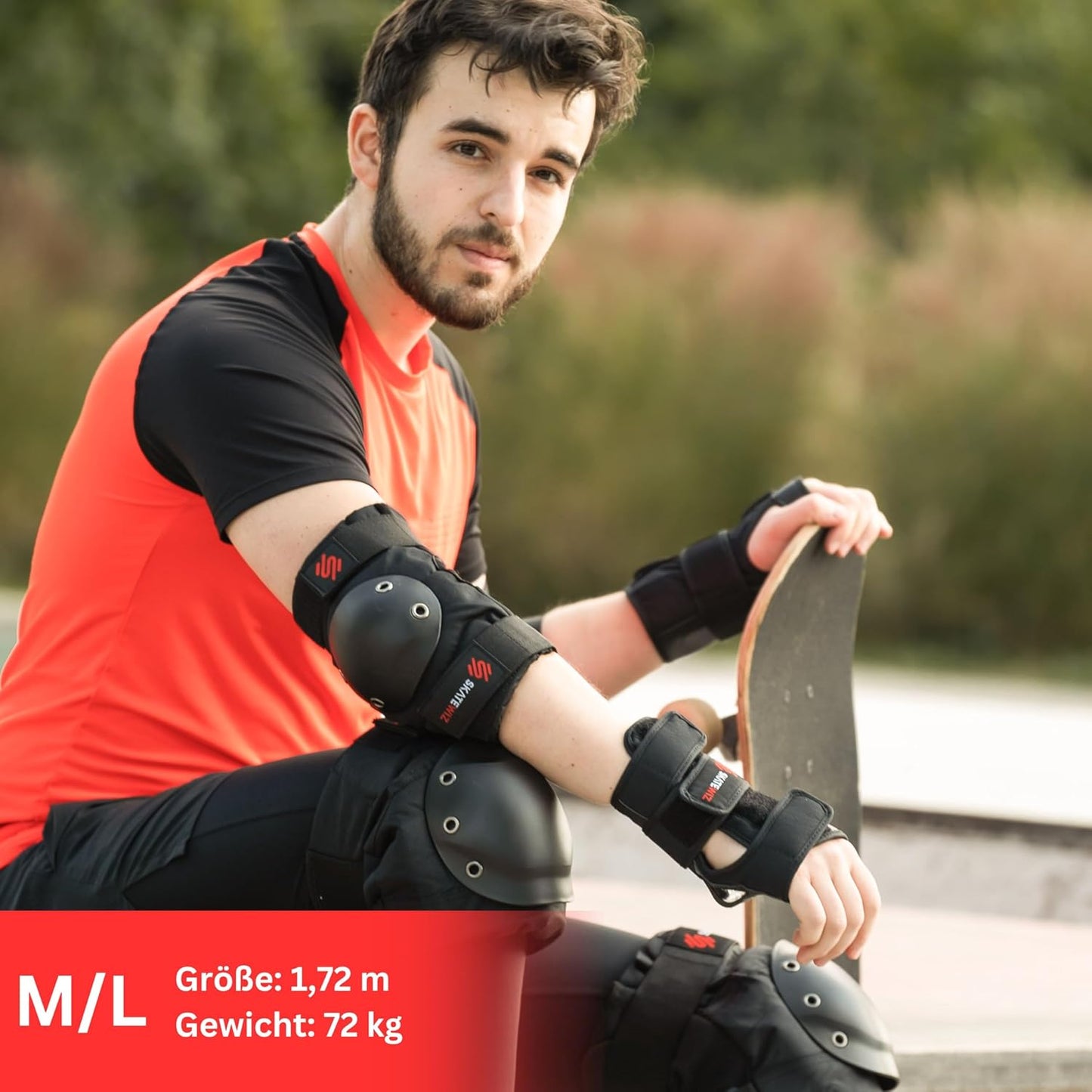 6-teiliges Schoner-Set, M/L - Erwachsene - Best Fit, Schwarz