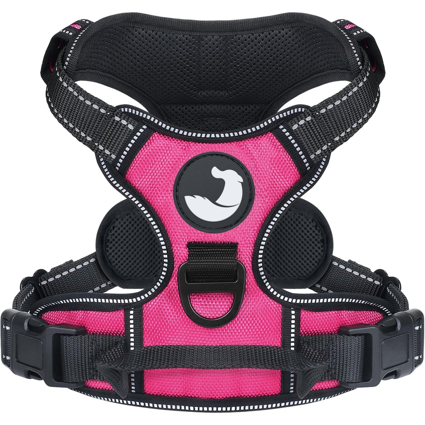 Reflektierendes Hundegeschirr, S (1er Pack) Leuchtend Rosa