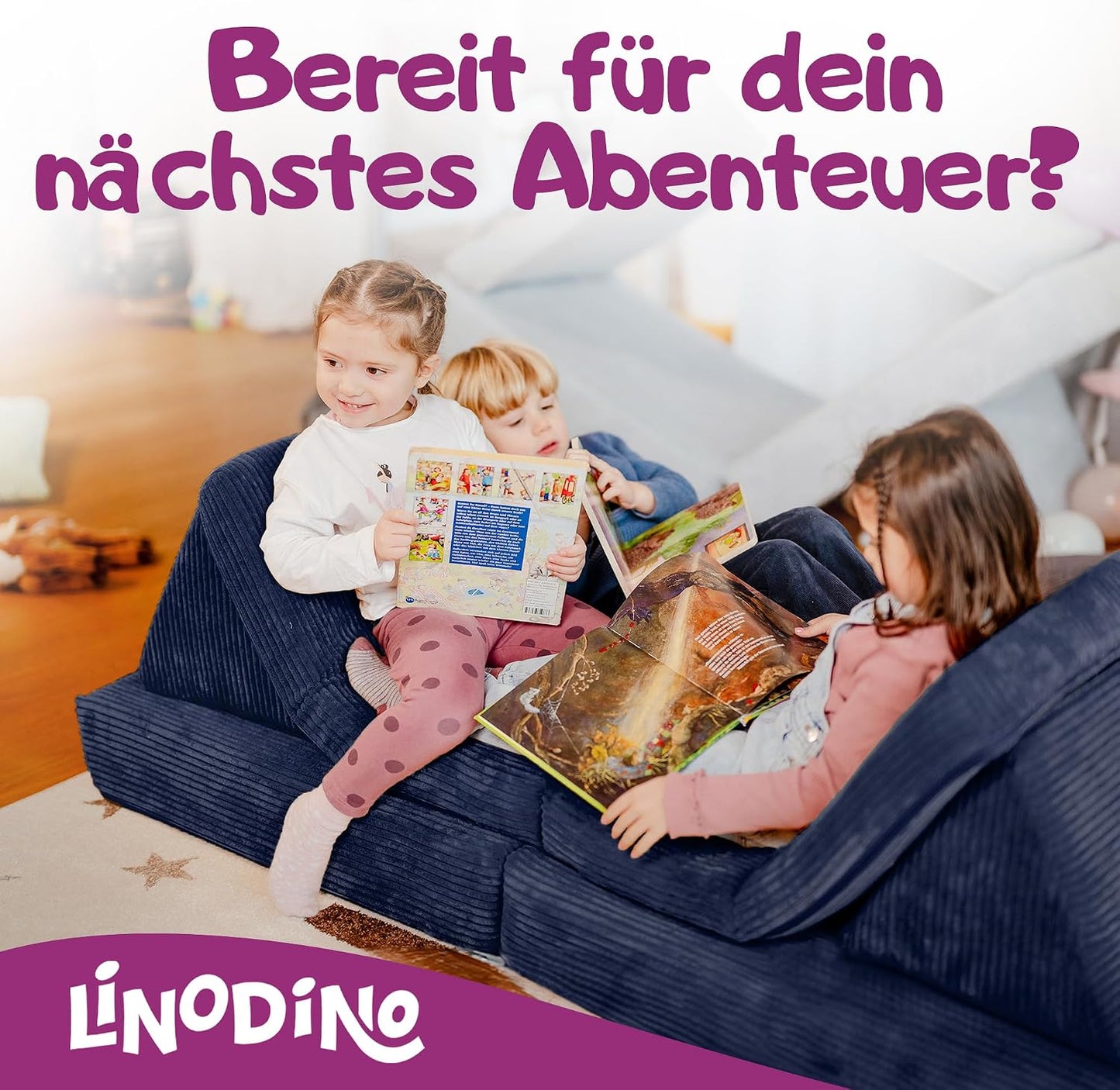 Spielsofa für Kinder, Weltraumblau